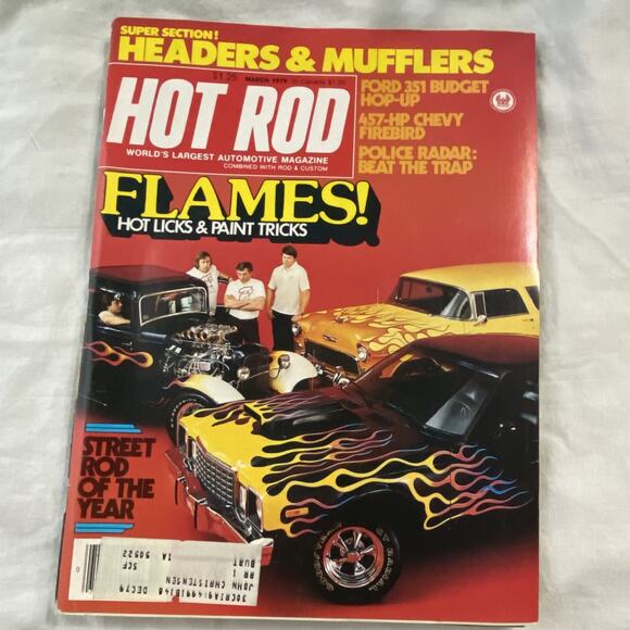 Vtg Lot 3 Hot Rod January March April 1979 Magazine Performance Parts Mustang - Picture 5 of 9